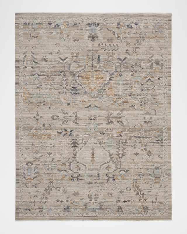 Lynx Taupe Power-Loomed Rug, 9' x 12'